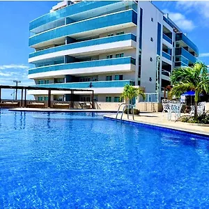 Apartamento Paraíso Em Com Vista Mar, Churrasqueira, Sauna E Piscina, Arraial do Cabo